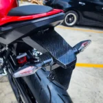 AK 2025 BMW S1000RR Carbon Fiber Registration License Plate Holder - 图片 2