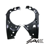 Yamaha R1 Dry Carbon Fiber Frame Covers | AK Carbon