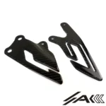 Yamaha R1 Dry Carbon Fiber Heel Guards | AK Carbon