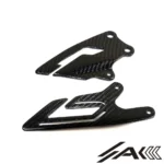 Yamaha R1 Dry Carbon Fiber Heel Guards | AK Carbon - 图片 2