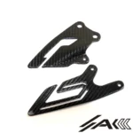 Yamaha R1 Dry Carbon Fiber Heel Guards | AK Carbon - 图片 3