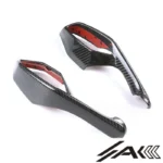 Yamaha R1 Dry Carbon Fiber Mirror Covers | AK Carbon