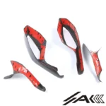 Yamaha R1 Dry Carbon Fiber Mirror Covers | AK Carbon - 图片 2