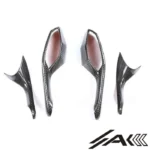 Yamaha R1 Dry Carbon Fiber Mirror Covers | AK Carbon - 图片 3