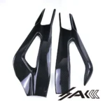 AK 2025 BMW S1000RR Dry Carbon Fiber Swingarm Covers Protectors Style C