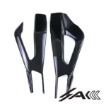 AK 2025 BMW S1000RR Dry Carbon Fiber Swingarm Covers Protectors Style C - 图片 3