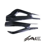 AK 2025 BMW S1000RR Dry Carbon Fiber Swingarm Covers Protectors Style C - 图片 2