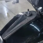 Carbon Fiber Tank Dash Panel Console For 2008-2023 Harley Touring Models W/o CB Port - 图片 8