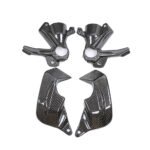 2019-2025 BMW S1000RR Dry Carbon Fiber Motorcycle Brake Caliper Cooling Air Ducts Radiator Cooler