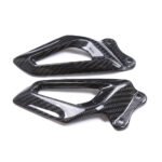 2019-2025 BMW S1000RR Dry Carbon Fiber Rearset Plate Foot Peg Protector Heel Guards - 图片 5