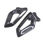 2019-2025 BMW S1000RR Dry Carbon Fiber Rearset Plate Foot Peg Protector Heel Guards - 图片 4