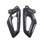 2019-2025 BMW S1000RR Dry Carbon Fiber Rearset Plate Foot Peg Protector Heel Guards
