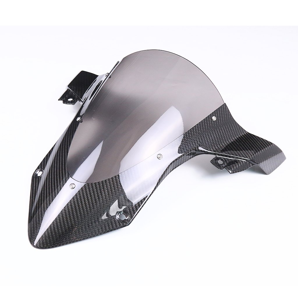 IMG_0397 2020- 2025 BMW S1000RR Dry Carbon Fiber Windscreen Front Windshield - 图片 1