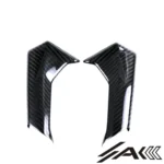 Ducati Panigale V4 Dry Carbon Fiber Mirror Stem Covers | AK Carbon