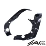 Yamaha R6 Dry Carbon Fiber Frame Covers | AK Carbon
