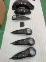 Carbon Fiber Short Racer Front Fender for Harley Davidson Road Glide 2009-2023+ Street Glide 2009-2023 - 图片 12
