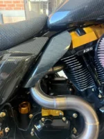 Carbon Fiber Mid Frame Air Deflector Heat Shields for Harley Davidson Touring Street Electra Road Glide Road King Ultra Limited 2009-2026 - 图片 14