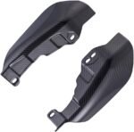 Carbon Fiber Mid Frame Air Deflector Heat Shields for Harley Davidson Touring Street Electra Road Glide Road King Ultra Limited 2009-2026