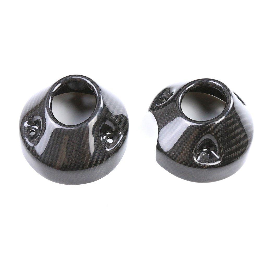 IMG_0263 Carbon Fiber Exhaust Pipe End Gap Cover for Harley Davidson Sportster S 1250 RH1250 2021+ - 图片 1